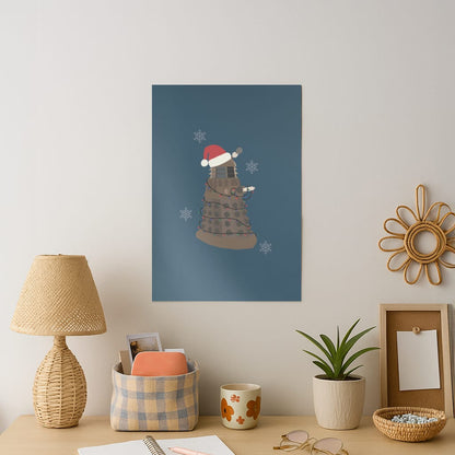 Christmas Dalek - Doctor Who Art Print