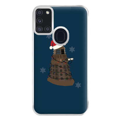 Christmas Dalek - Doctor Who Phone Case for Galaxy A21s