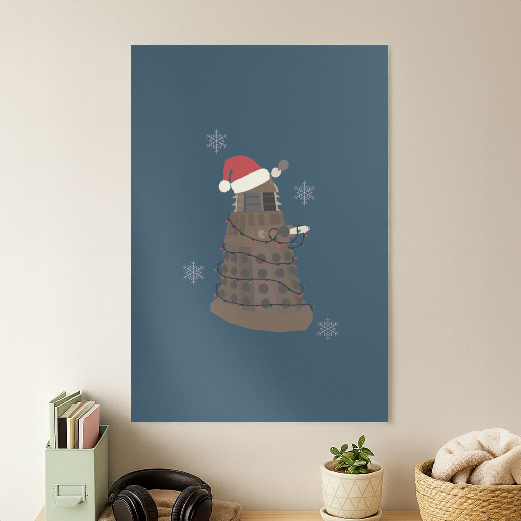 Christmas Dalek - Doctor Who Poster