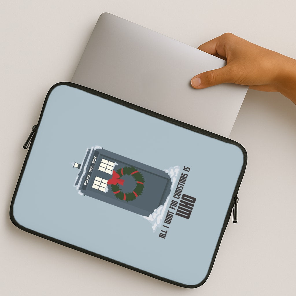 All I Want For Christmas Is Who - Doctor Who MacBook Case
