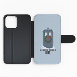 All I Want For Christmas Is Who - Doctor Who Flip Phone Case