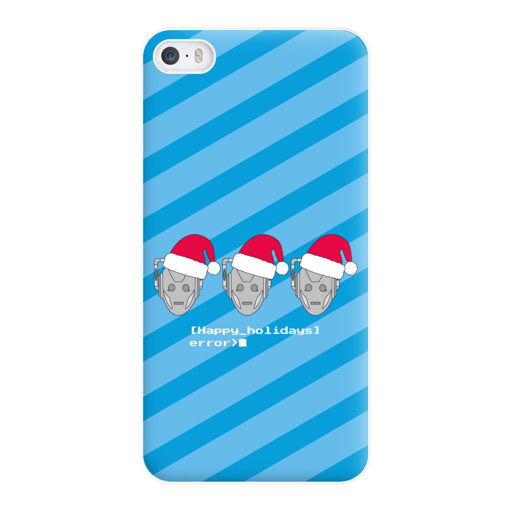 Happy Holidays Error - Doctor Who Phone Case for iPhone 5 / 5s / SE 2016