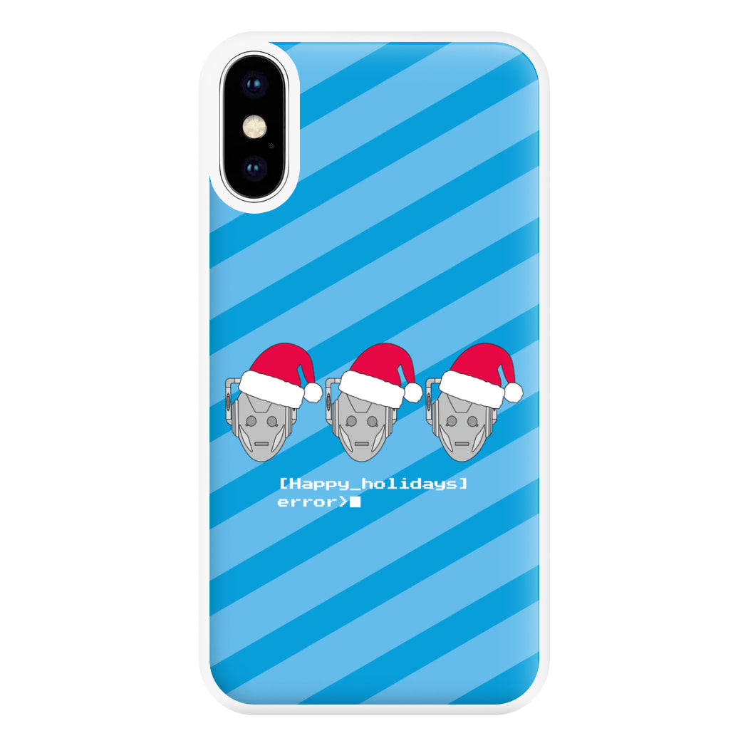 Happy Holidays Error - Doctor Who Phone Case for iPhone XS Max