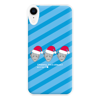 Happy Holidays Error - Doctor Who Phone Case for iPhone XR