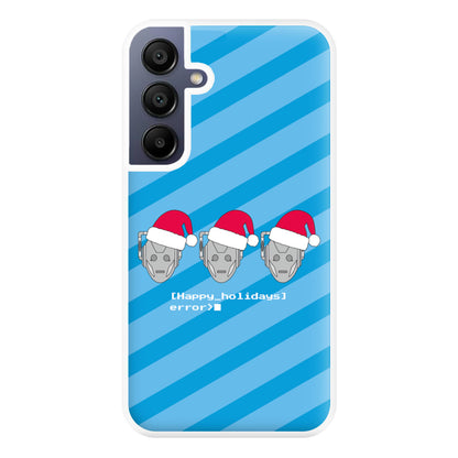 Happy Holidays Error - Doctor Who Phone Case for Galaxy A16