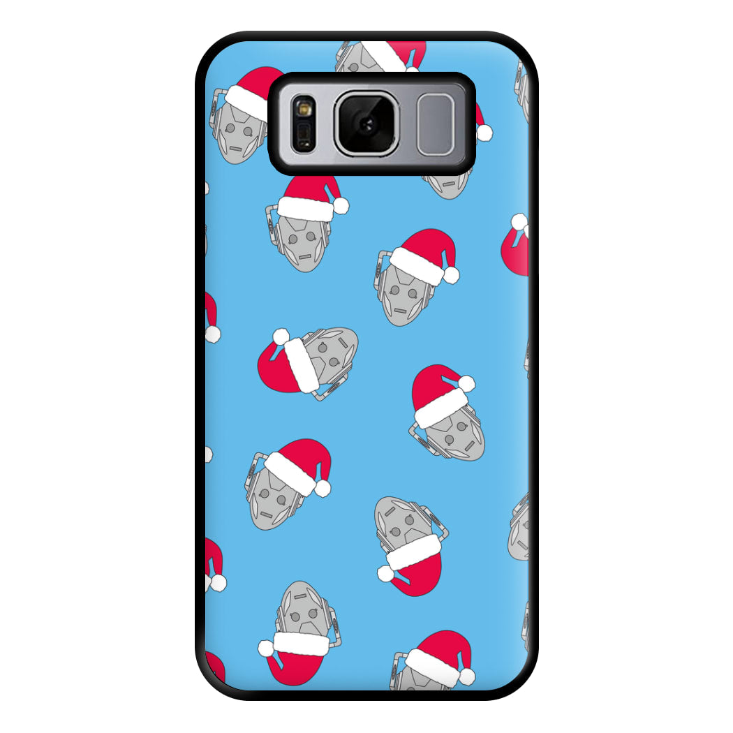 Cyberman Pattern - Doctor Who Phone Case for Galaxy S8 Plus