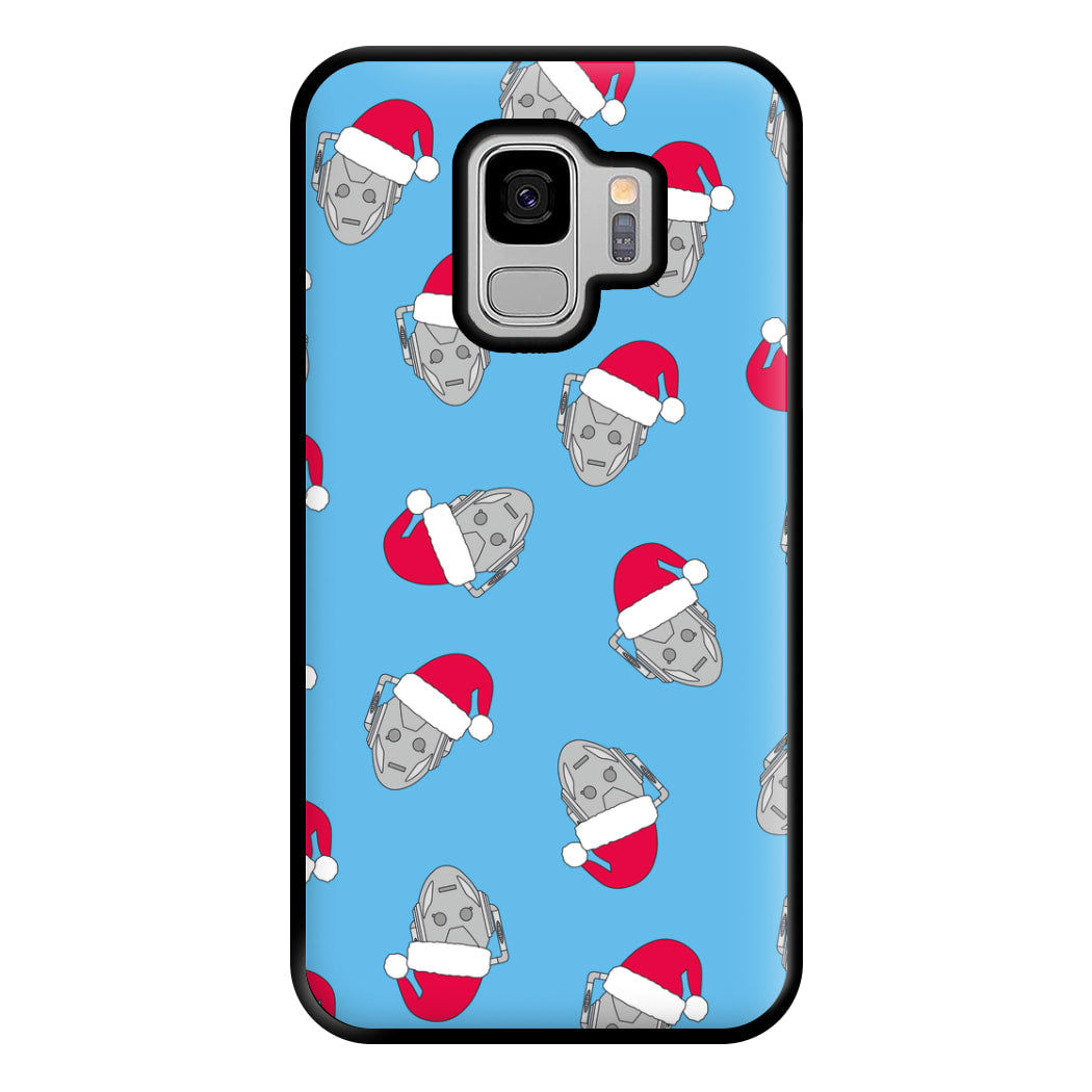 Cyberman Pattern - Doctor Who Phone Case for Galaxy S9 Plus