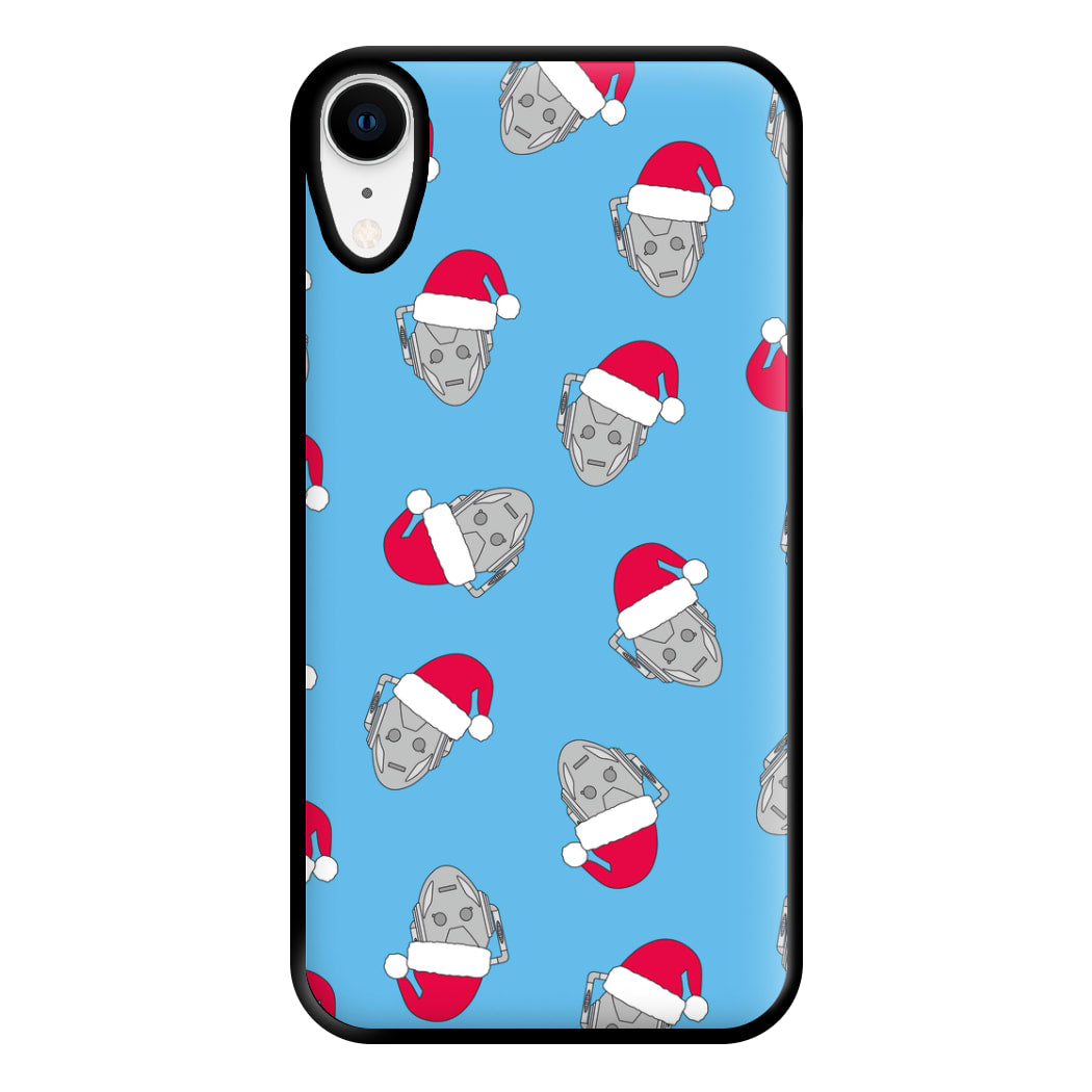 Cyberman Pattern - Doctor Who Phone Case for iPhone XR