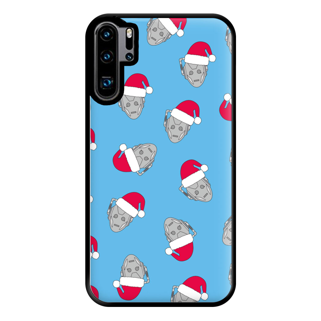 Cyberman Pattern - Doctor Who Phone Case for Huawei P30 Pro