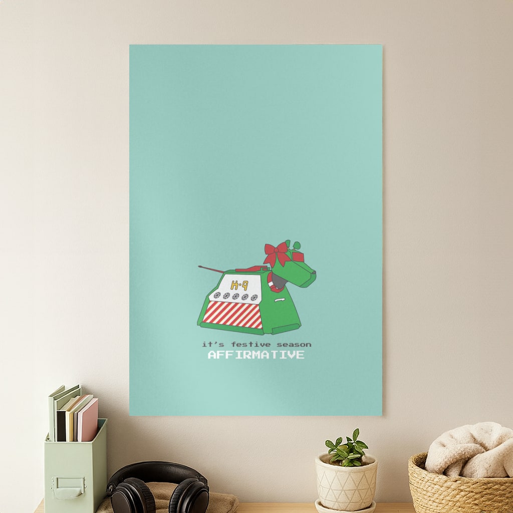 K9 Festive Season - Doctor Who Poster