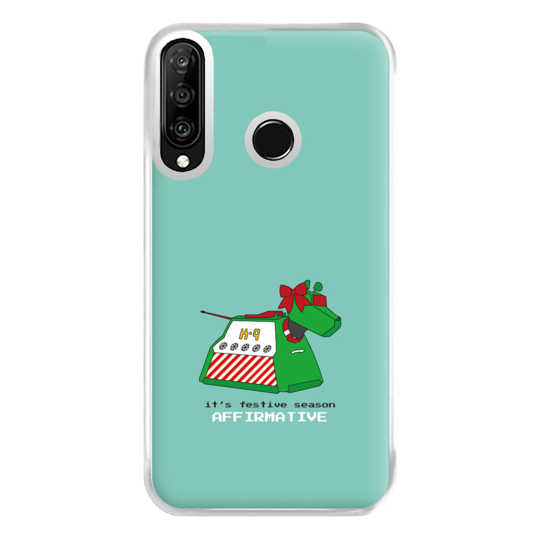 K9 Festive Season - Doctor Who Phone Case for Huawei P30 Lite