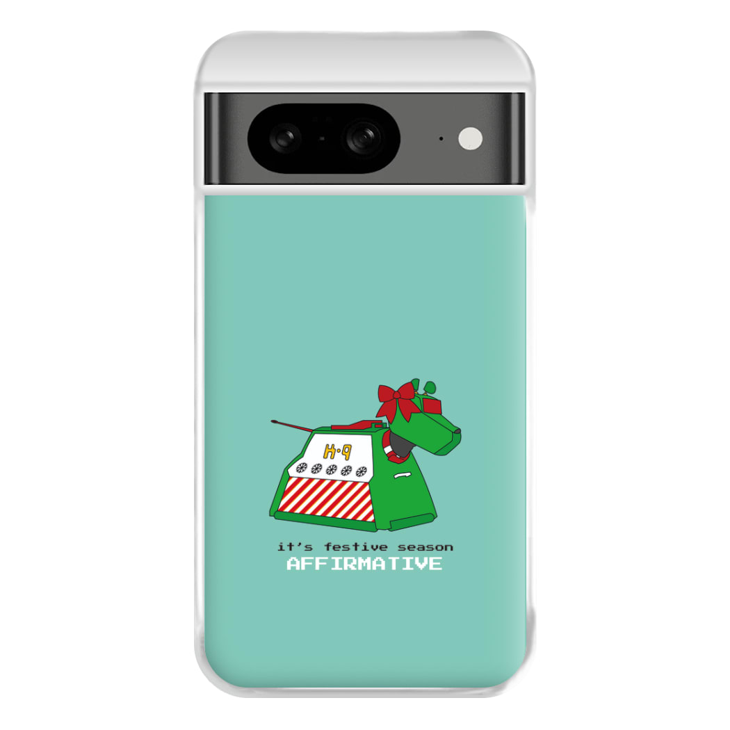 K9 Festive Season - Doctor Who Phone Case for Google Pixel 8