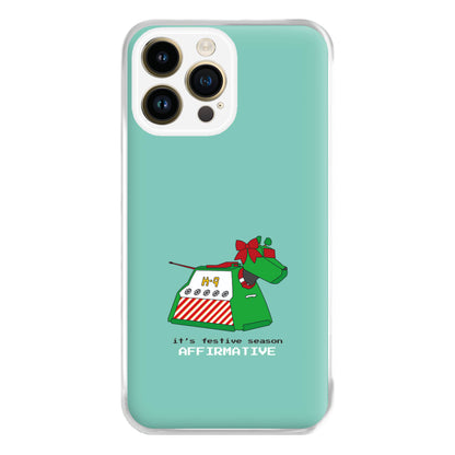 K9 Festive Season - Doctor Who Phone Case for iPhone 14 Pro Max