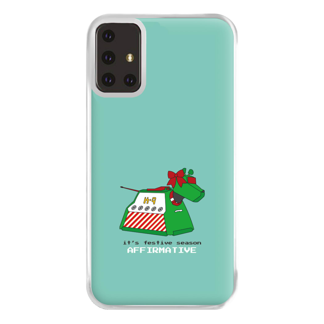 K9 Festive Season - Doctor Who Phone Case for Galaxy A71