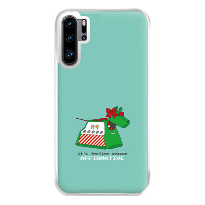 K9 Festive Season - Doctor Who Phone Case for Huawei P30 Pro