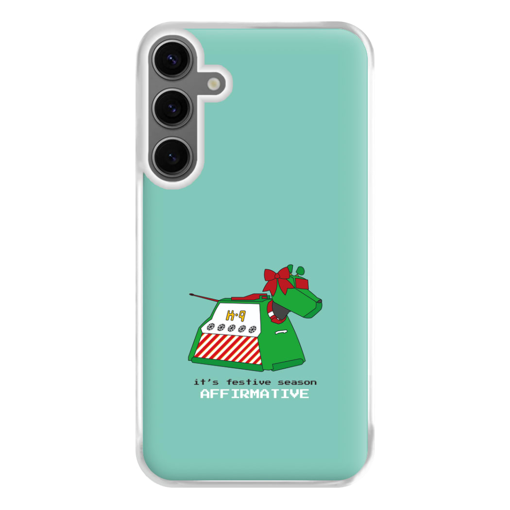 K9 Festive Season - Doctor Who Phone Case for Galaxy S24FE