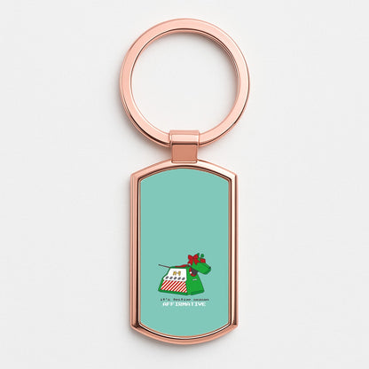 K9 Festive Season - Doctor Who Rose Gold Keyring
