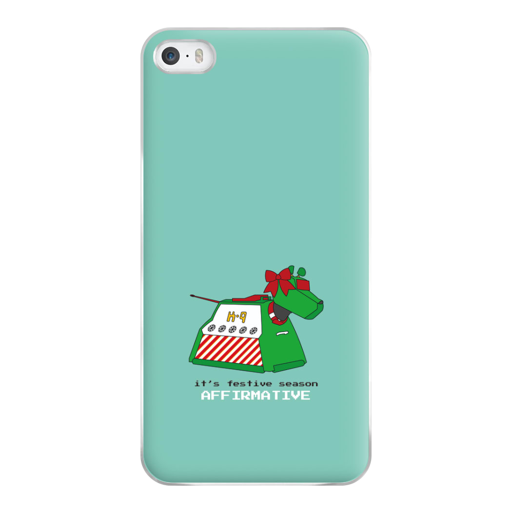 K9 Festive Season - Doctor Who Phone Case for iPhone 5 / 5s / SE 2016