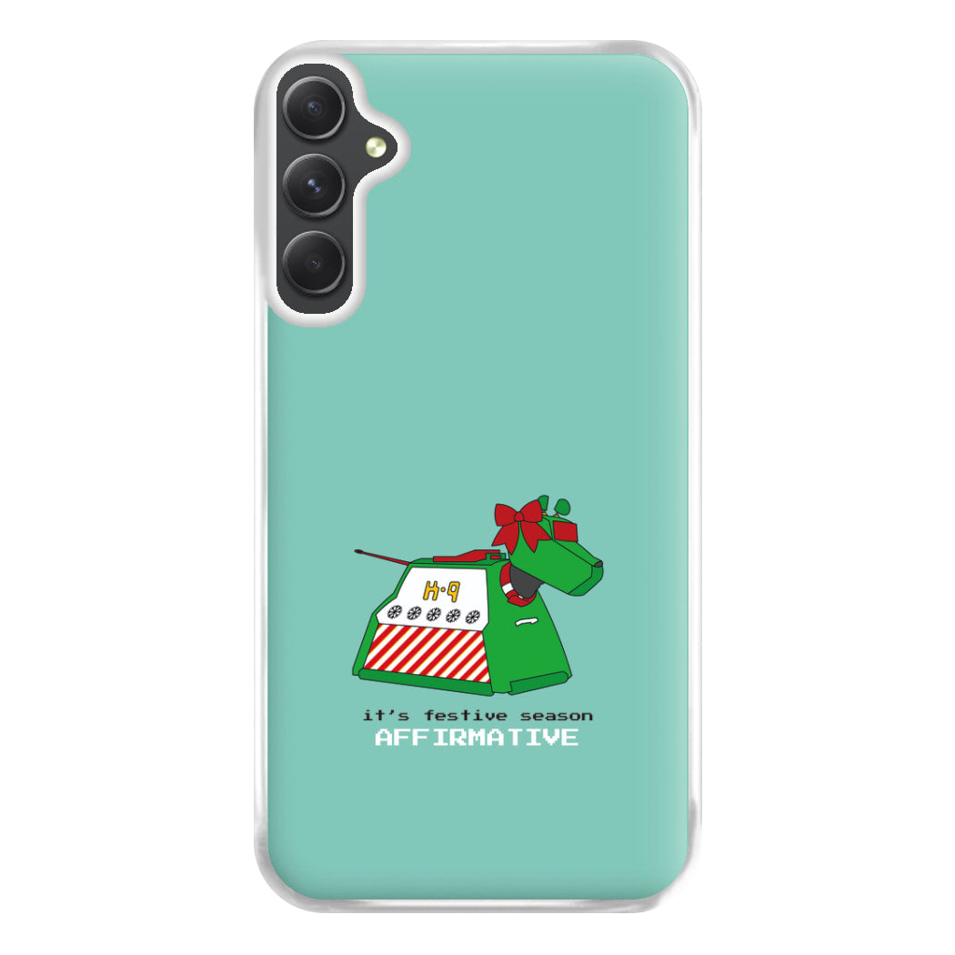 K9 Festive Season - Doctor Who Phone Case for Galaxy A54