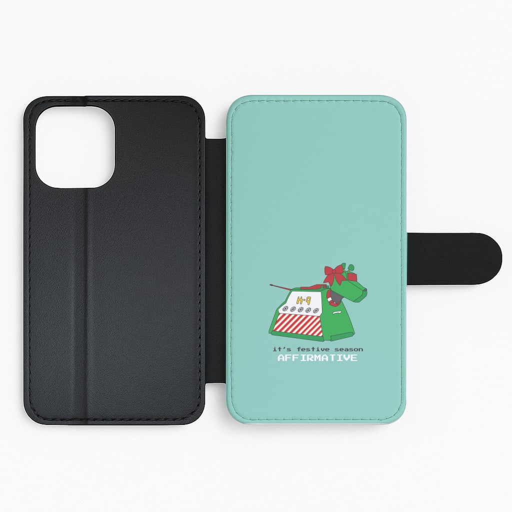 K9 Festive Season - Doctor Who Flip Phone Case