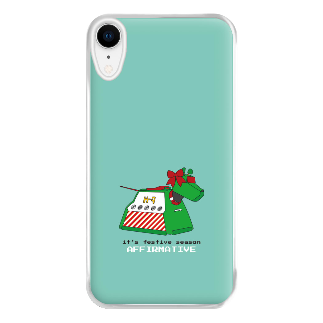 K9 Festive Season - Doctor Who Phone Case for iPhone XR