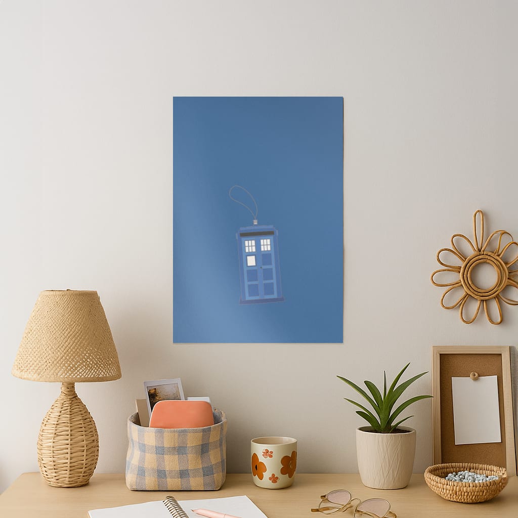 Tardis Ornement - Doctor Who Art Print