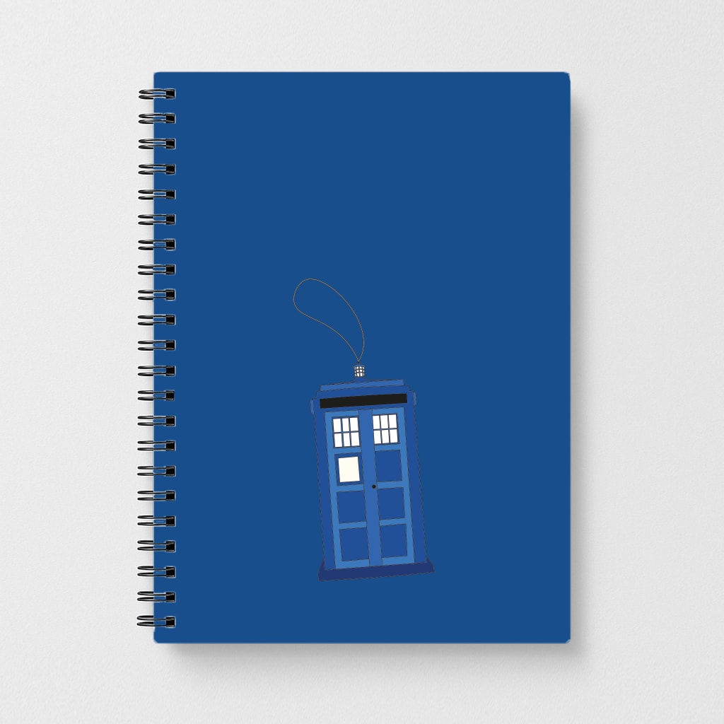 Tardis Ornement - Doctor Who Notebook