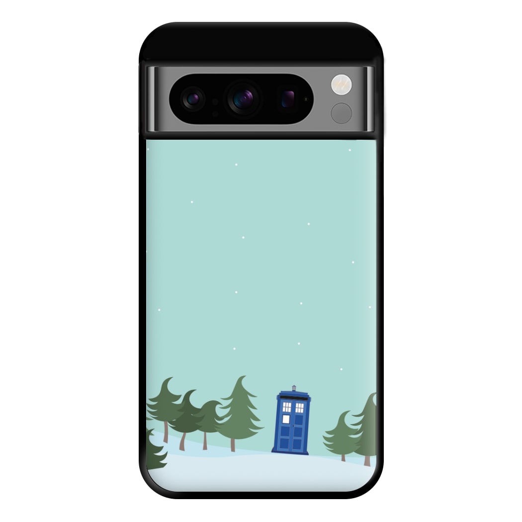 Christmas Tardis - Doctor Who Phone Case for Google Pixel 8 Pro