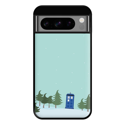 Christmas Tardis - Doctor Who Phone Case for Google Pixel 8 Pro