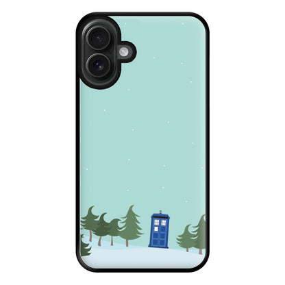 Christmas Tardis - Doctor Who Phone Case for iPhone 16 Plus