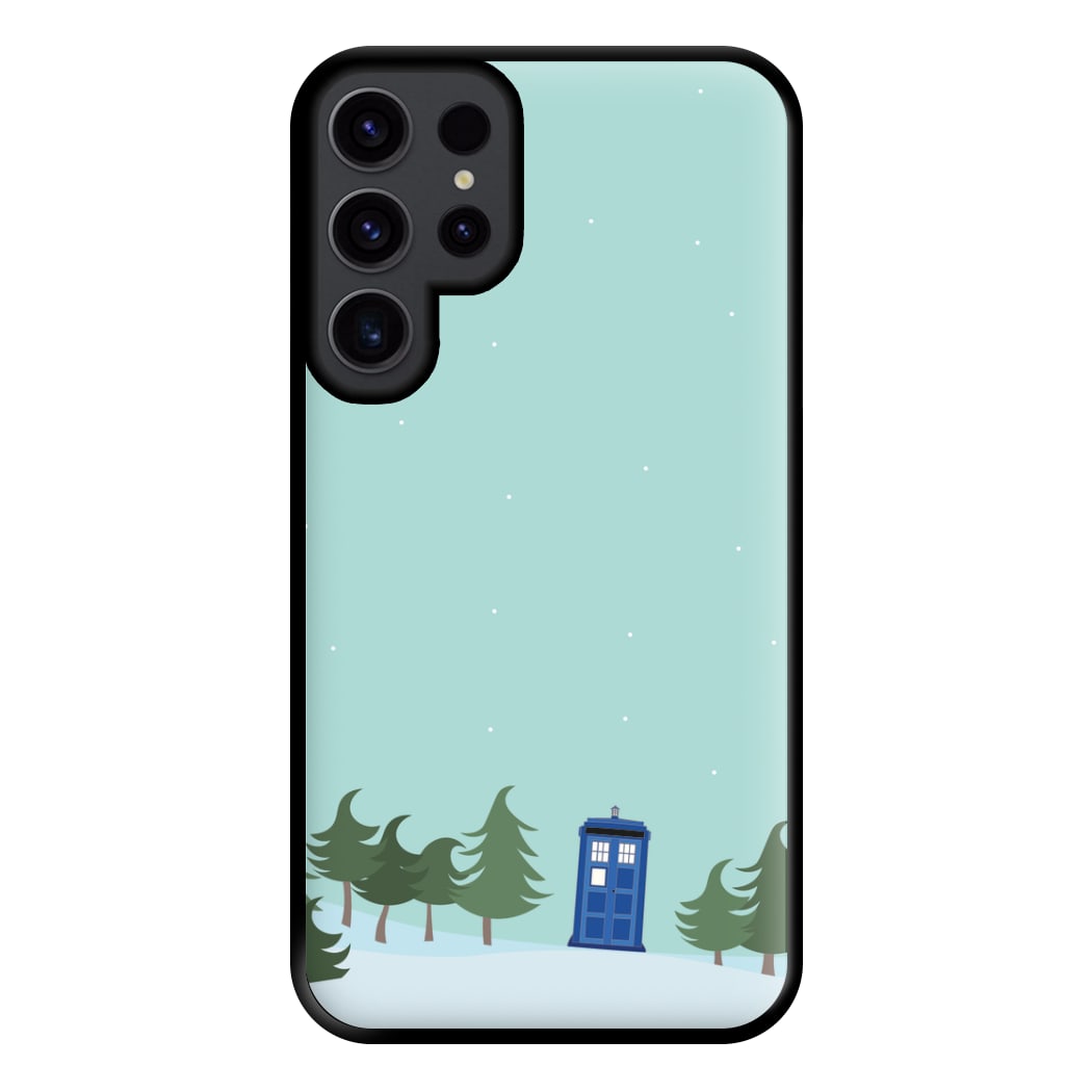 Christmas Tardis - Doctor Who Phone Case for Galaxy S23 Ultra