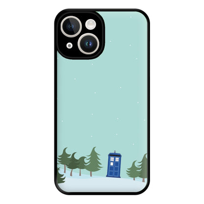 Christmas Tardis - Doctor Who Phone Case for iPhone 14