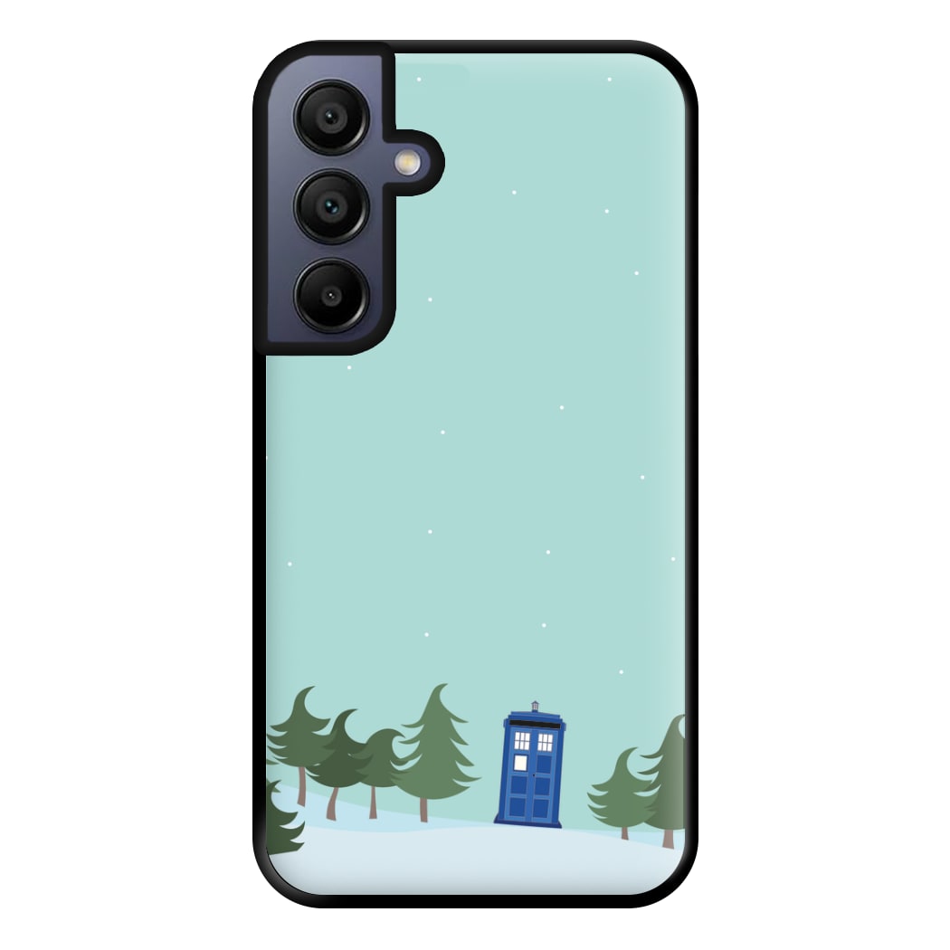 Christmas Tardis - Doctor Who Phone Case for Galaxy A15