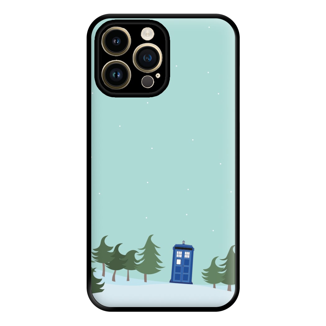 Christmas Tardis - Doctor Who Phone Case for iPhone 14 Pro Max