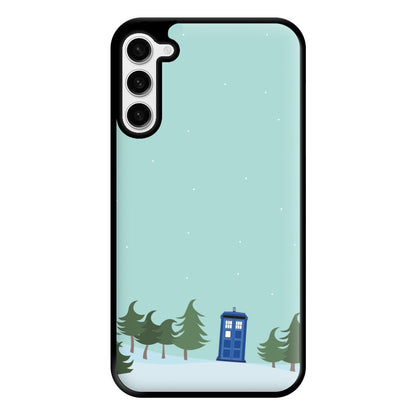 Christmas Tardis - Doctor Who Phone Case for Galaxy S23 Plus