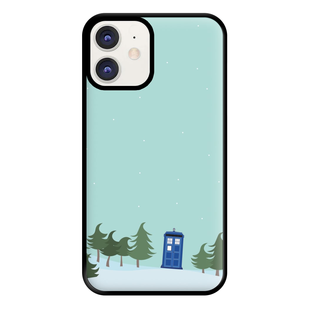 Christmas Tardis - Doctor Who Phone Case for iPhone 12 / 12 Pro