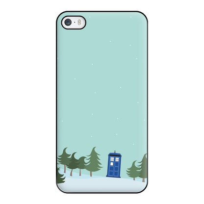 Christmas Tardis - Doctor Who Phone Case for iPhone 5 / 5s / SE 2016