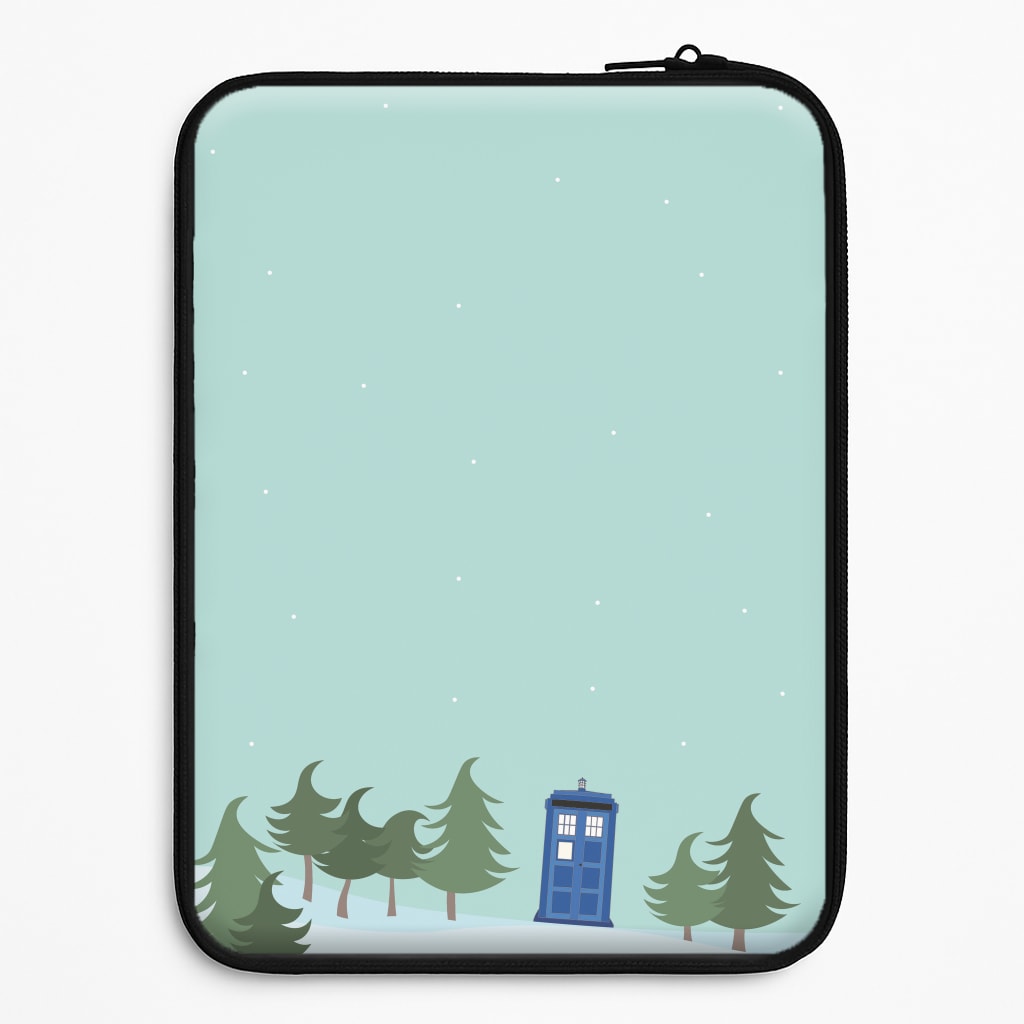 Christmas Tardis - Doctor Who Laptop Sleeve