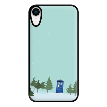 Christmas Tardis - Doctor Who Phone Case for iPhone XR