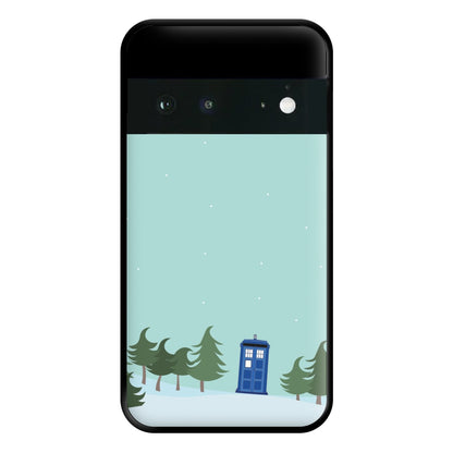 Christmas Tardis - Doctor Who Phone Case for Google Pixel 6a