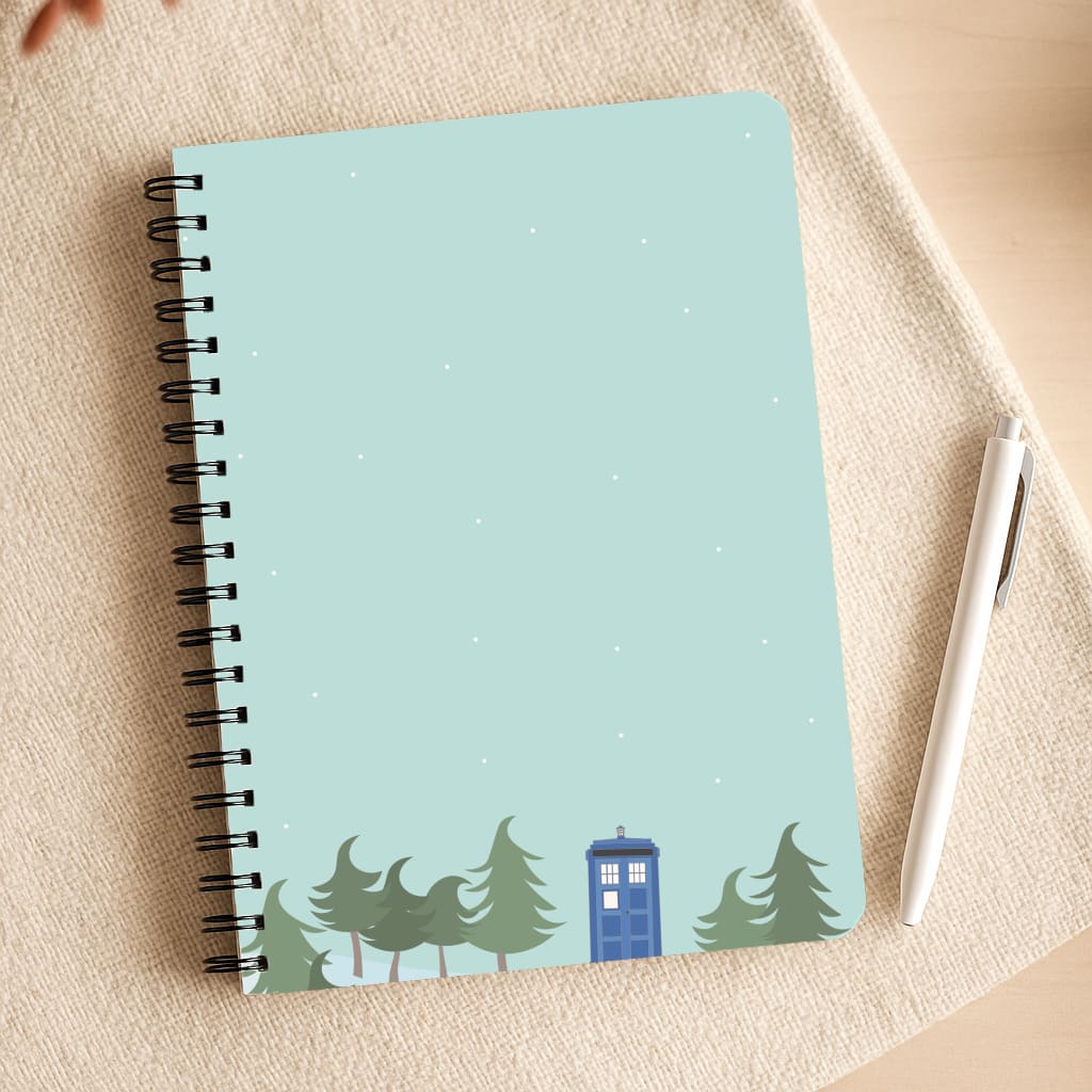 Christmas Tardis - Doctor Who Notepad
