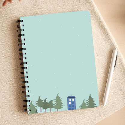 Christmas Tardis - Doctor Who Notepad