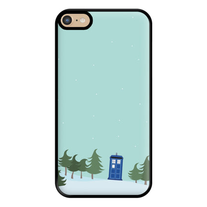 Christmas Tardis - Doctor Who Phone Case for iPhone 6 Plus / 7 Plus / 8 Plus