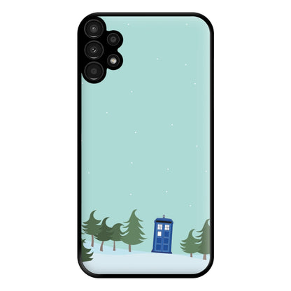 Christmas Tardis - Doctor Who Phone Case for Galaxy A13