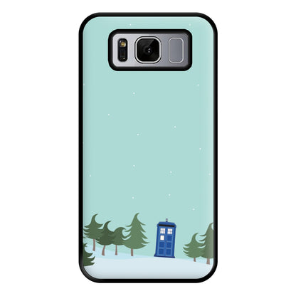 Christmas Tardis - Doctor Who Phone Case for Galaxy S8 Plus