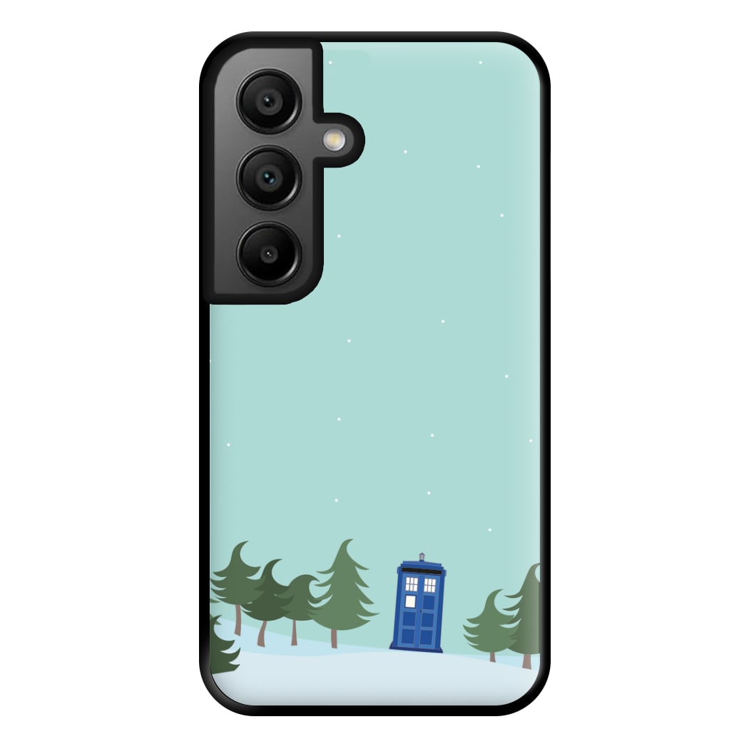 Christmas Tardis - Doctor Who Phone Case for Google Pixel 8