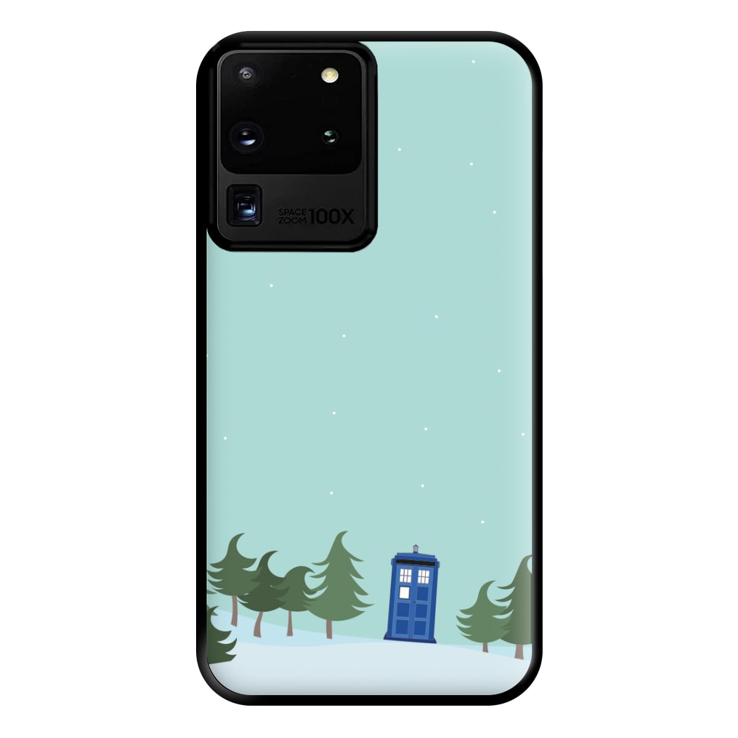 Christmas Tardis - Doctor Who Phone Case for Galaxy S20 Ultra