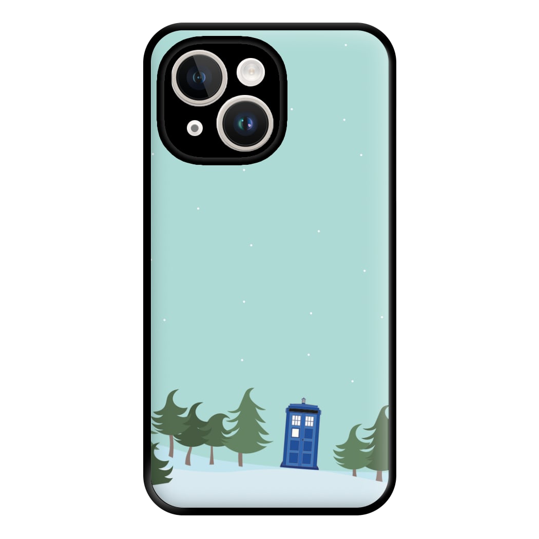 Christmas Tardis - Doctor Who Phone Case for iPhone 14 Plus