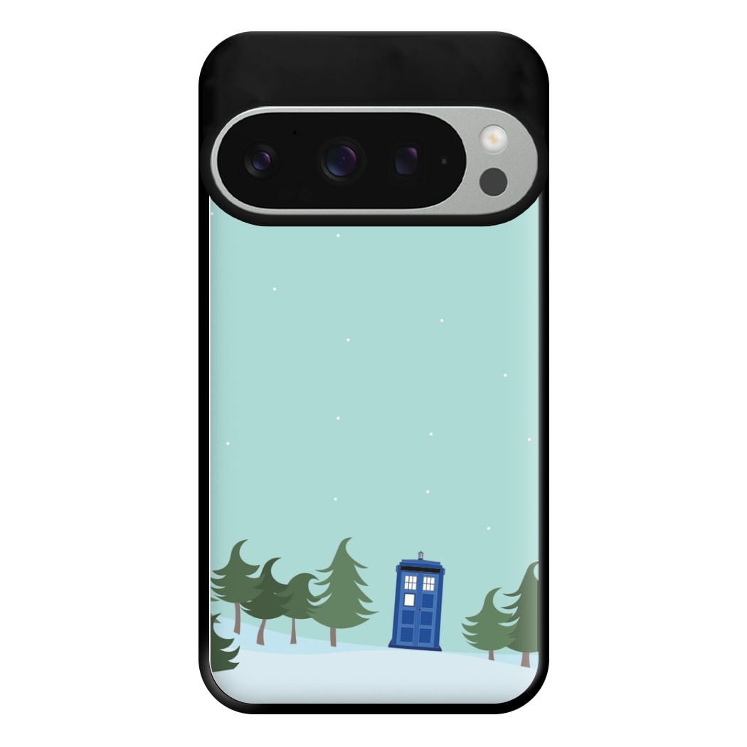 Christmas Tardis - Doctor Who Phone Case for Google Pixel 9 Pro XL