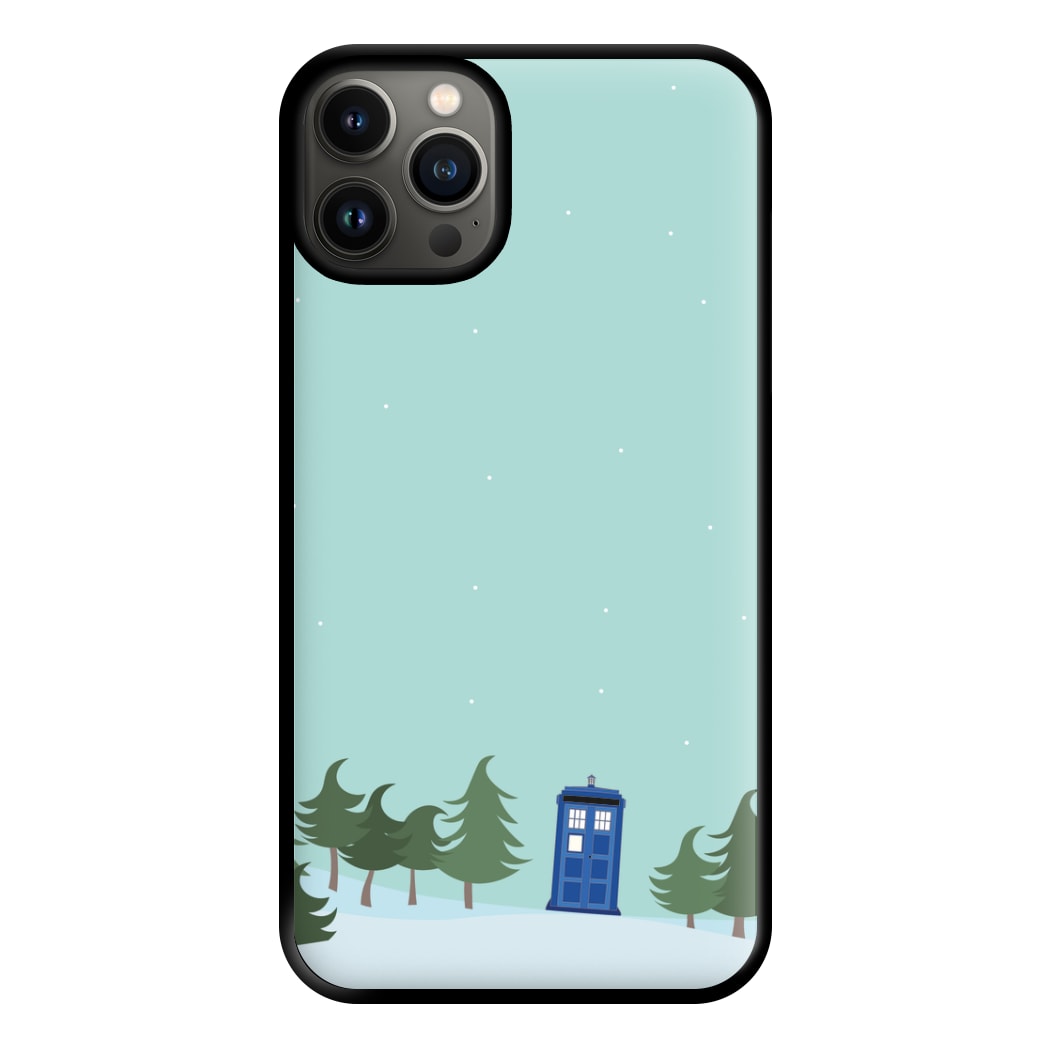 Christmas Tardis - Doctor Who Phone Case for iPhone 13